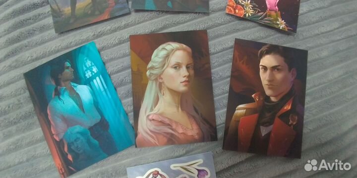 Н.Малкина Красные луны Квертинда+автограф+открытки