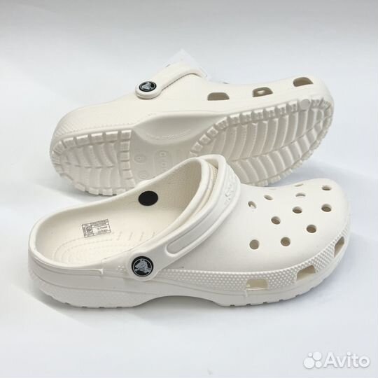 Сабо Crocs Classic. Белые. Люкс качество. 37-46р