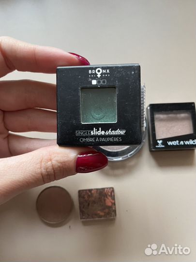 Тени Catrice, Bronx, Wet n Wild, Relouis, Limoni