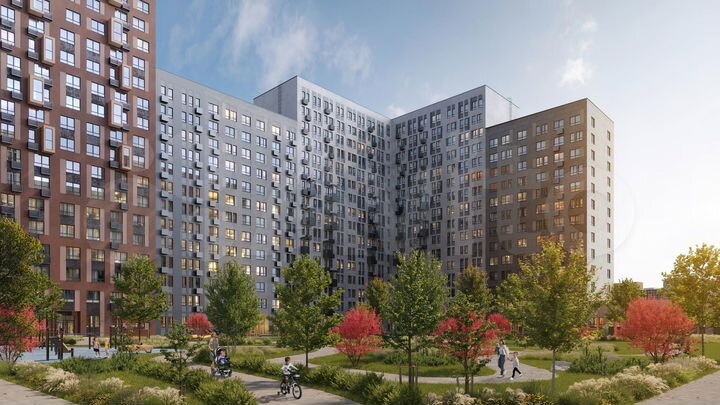 2-к. квартира, 58,8 м², 6/17 эт.