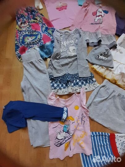 Пакет вещей д/девочки (р-р 98-104)