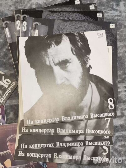 Грампластинки Высоцкий 12 шт