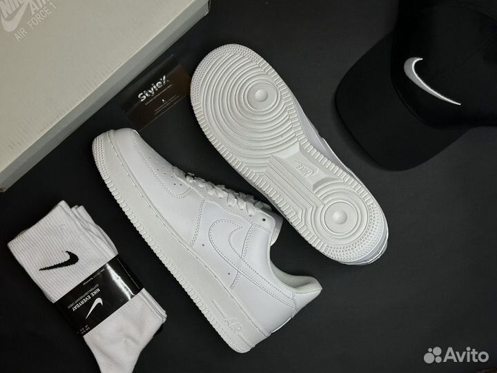 Кроссовки Nike air force 1 «White»