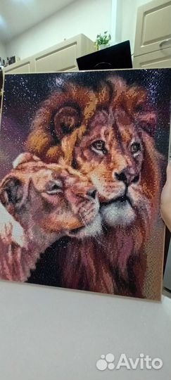 Готовая картина из страз