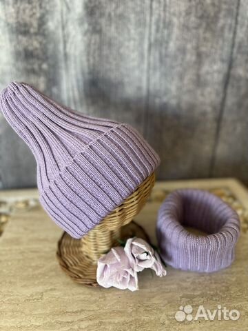 Детская шапка и снуд