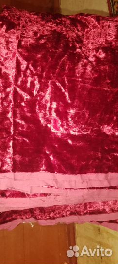 Материал плюш новый СССР Д-6, 30м, ш 1,40м