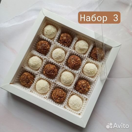 Моти, трюфели, картошка - наборы десертов