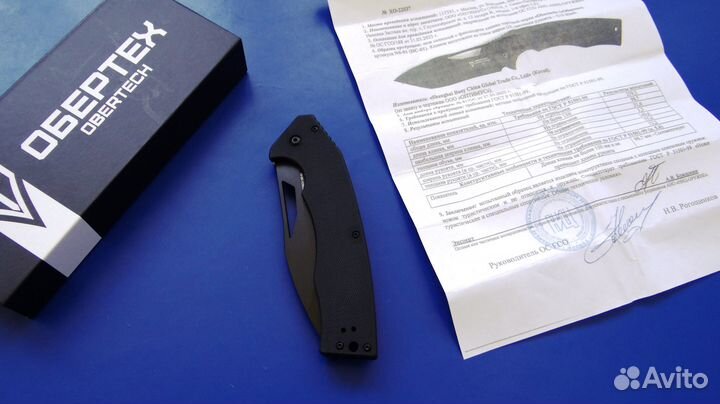 Складной нож Обертех нс-01 разработан в РФ