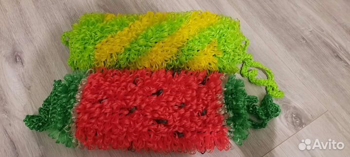 Мочалки ручной вязки