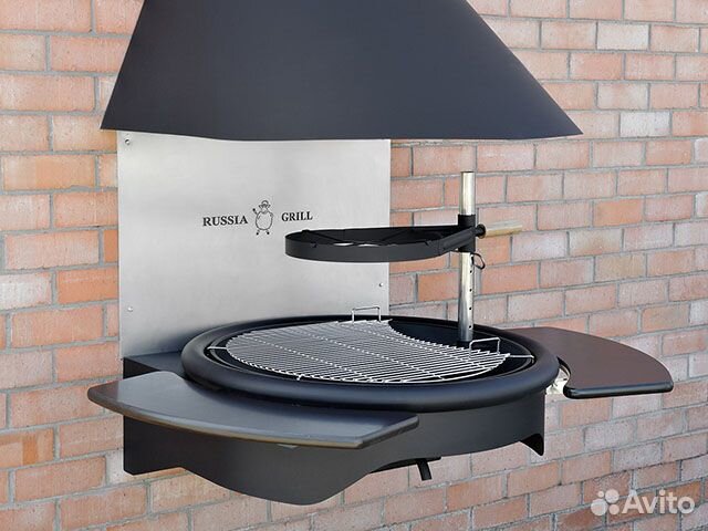Гриль барбекю угольно-дровяной. Russia Grill