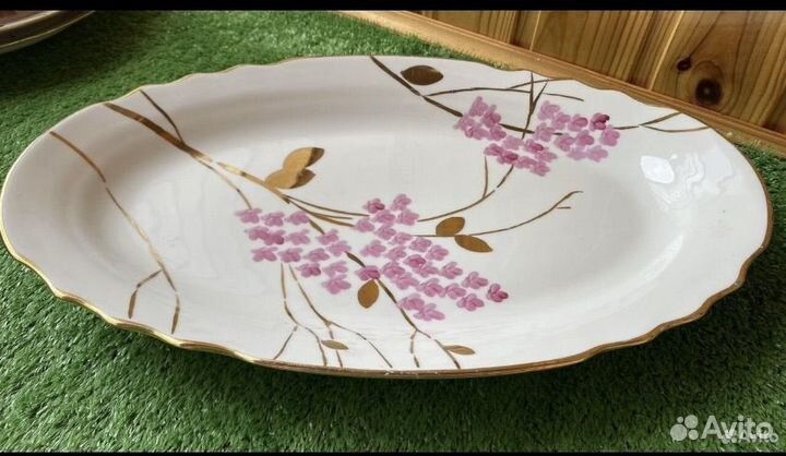 Сервиз столовый Розовая сирень Дулево