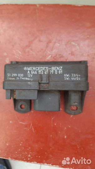 Блок реле свеч накала для mercedes w210