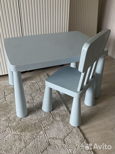 Детский столик и стульчик IKEA маммут