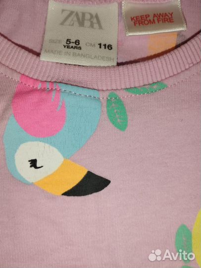 Одежда пакетом h&m Zara для девочки 110 116