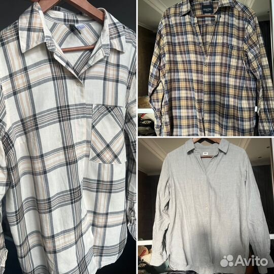 Рубашка в клетку женская