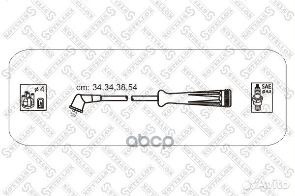 10-38018-SX к-кт проводов Renault Clio II/Scen