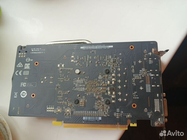 Видеокарта 4gb gtx 1050ti MSI+плата с процессором