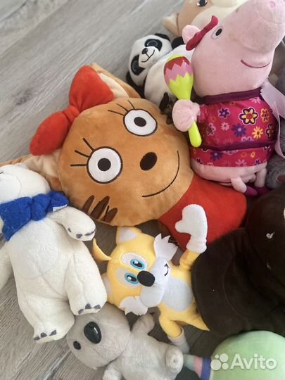 Большой пакет плюшевых игрушек