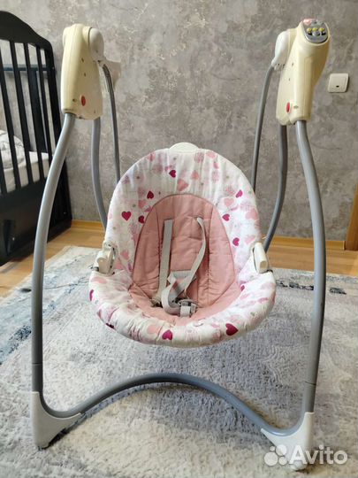 Детские электронные качели graco