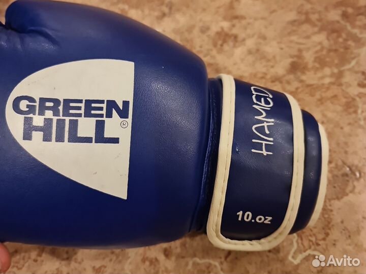 Боксерские перчатки 10.oz green hill