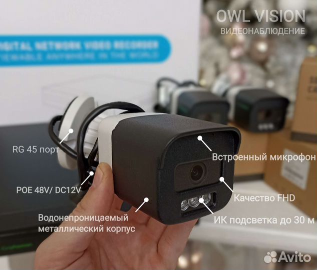 Уличная камера видеонаблюдения ip