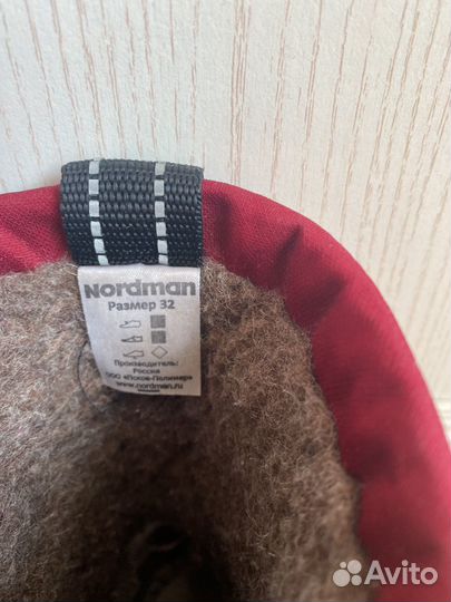 Ботинки зимние для девочки 32 nordman