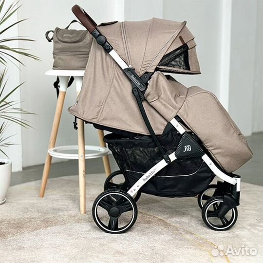 Коляска Babalo Future 2023 коричневая. Новая
