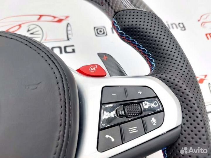 Руль M3 бмв 3 серия G20 G80 карбон экран подогрев