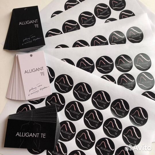 Наклейки с логотипом, стикеры, этикетки