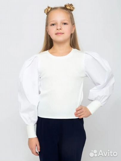 Новая школьная блузка на 134-140 и 146-152