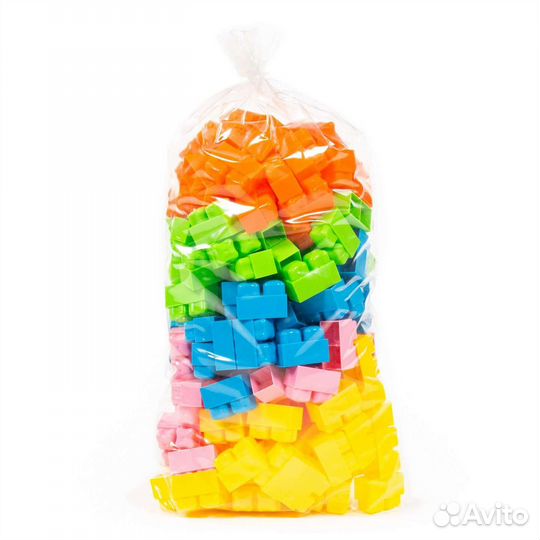 Конструктор пластмассовый Малютка 185 элементов