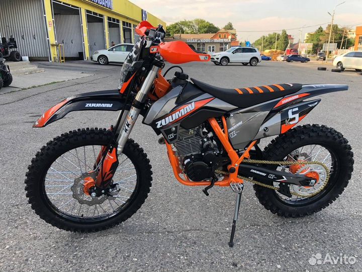 Кроссовый мотоцикл 250 см3 zuumav