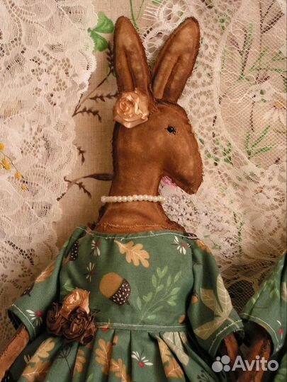 Авторская игрушка кролики