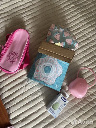 Круг на шею для купания, контейнер для сосок