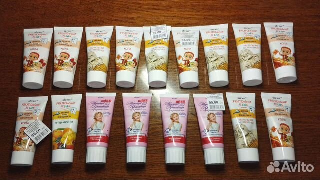 Детские зубные пасты и десткие зубные щётки