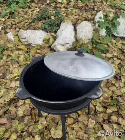 Kазaн чугунный 8л