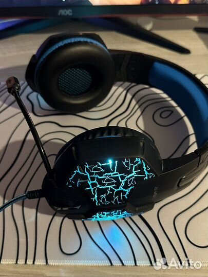 Набор для гейминга. Клавиатура, наушники, мышь