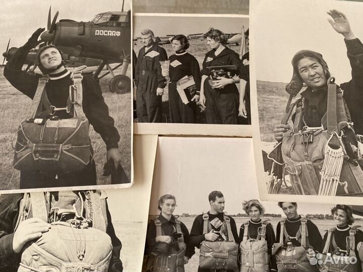 Парашютистка из СССР, Алма-Ата 1959, фотография