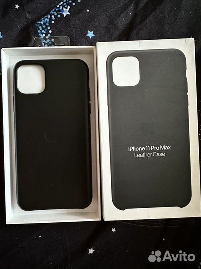 Оригинальный кожанный чехол на iPhone 11 pro max