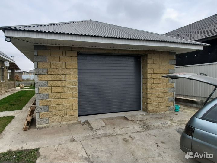 Секционные ворота с калиткой мон-ж до 48 часов