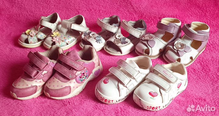 Сандалии, кеды для девочки 20, 21