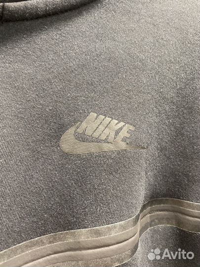 Кофта nike tech fleece черная