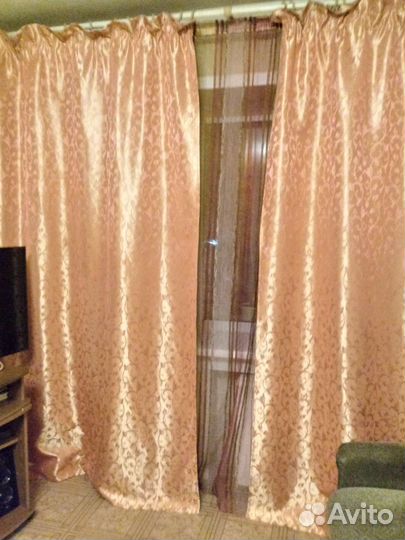Комплект шторы и тюль бу