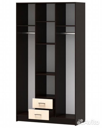 Шкаф трехстворчатый Трио 2