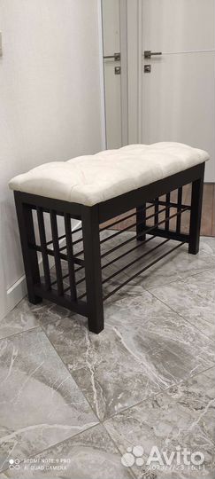 Банкетка в прихожую с ящиком новая