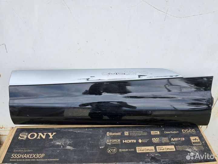 Audi q7 4m накладка двери задней левой