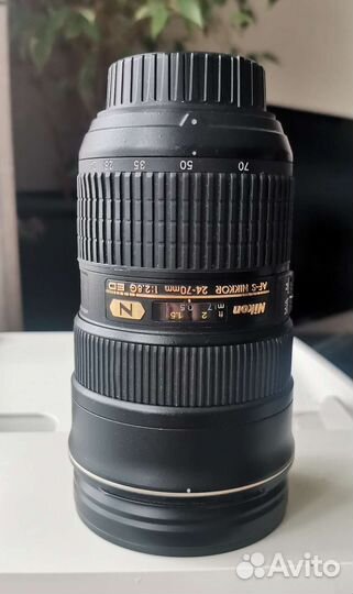 Объектив nikon 24-70 мм f/2.8 AF-S Nikkor