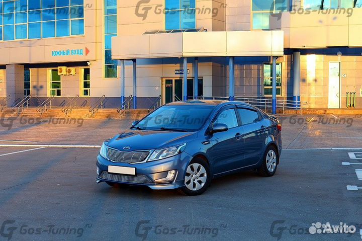 Накладка переднего бампера для Kia Rio 3
