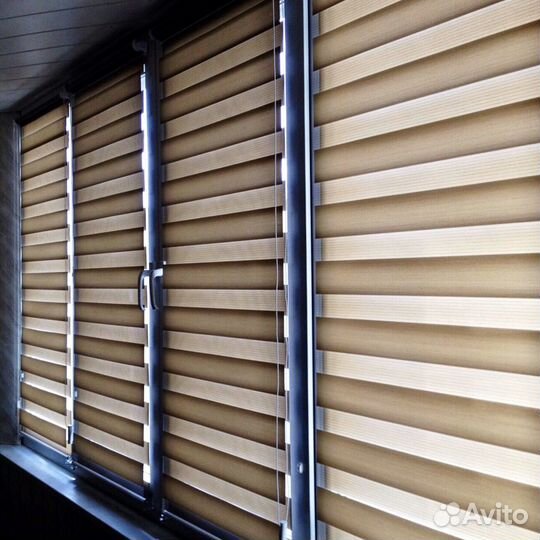 Рулонные шторы Зебра