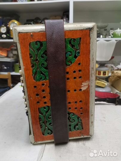 Гармонь старинная ручной работы СССР (Ч)